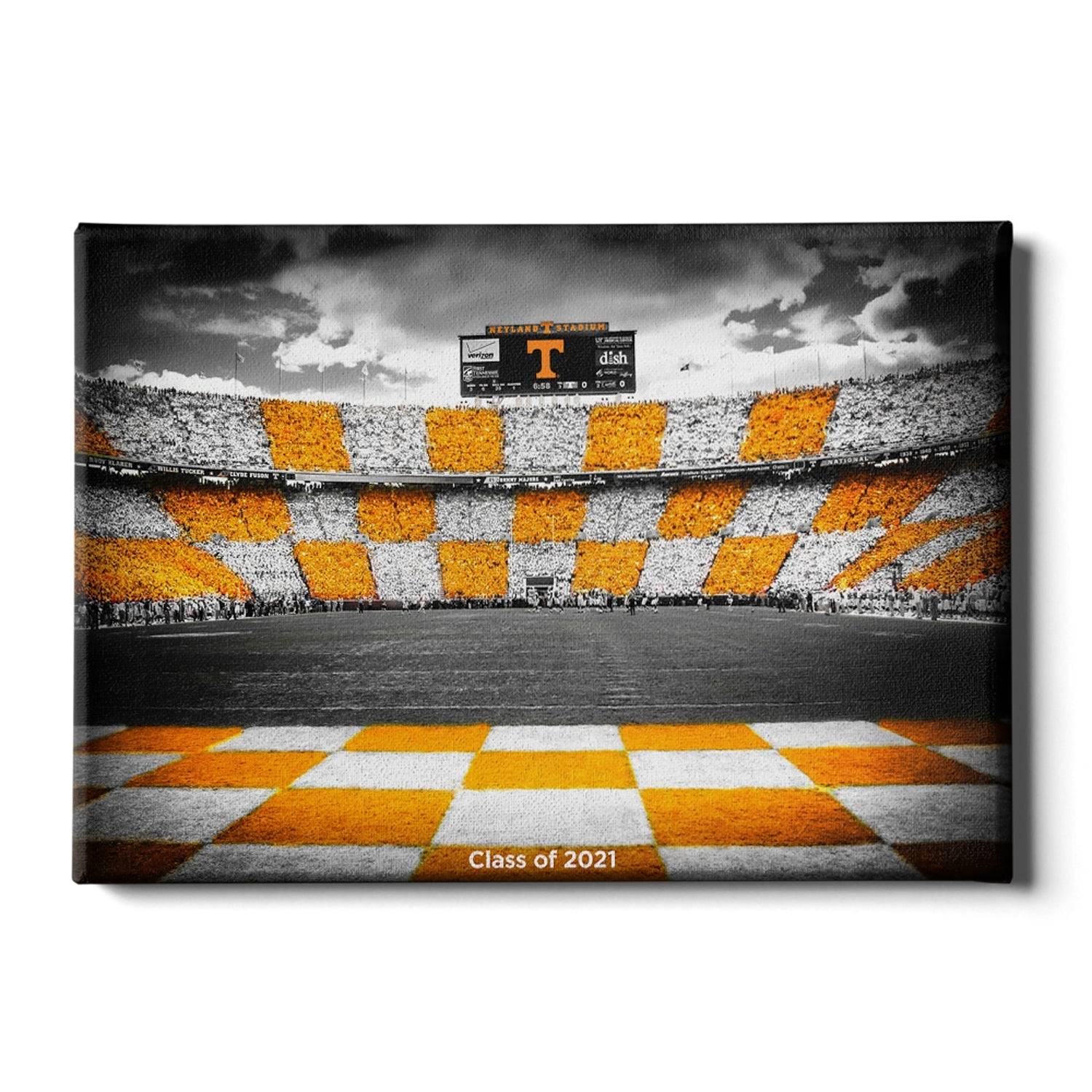 Tennessee Volunteers - Checkerboard Neyland Class of 2021 - College Wall Art #Canvas