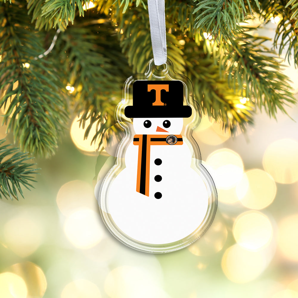 Tennessee Volunteers - Tennessee Snowman Ornament