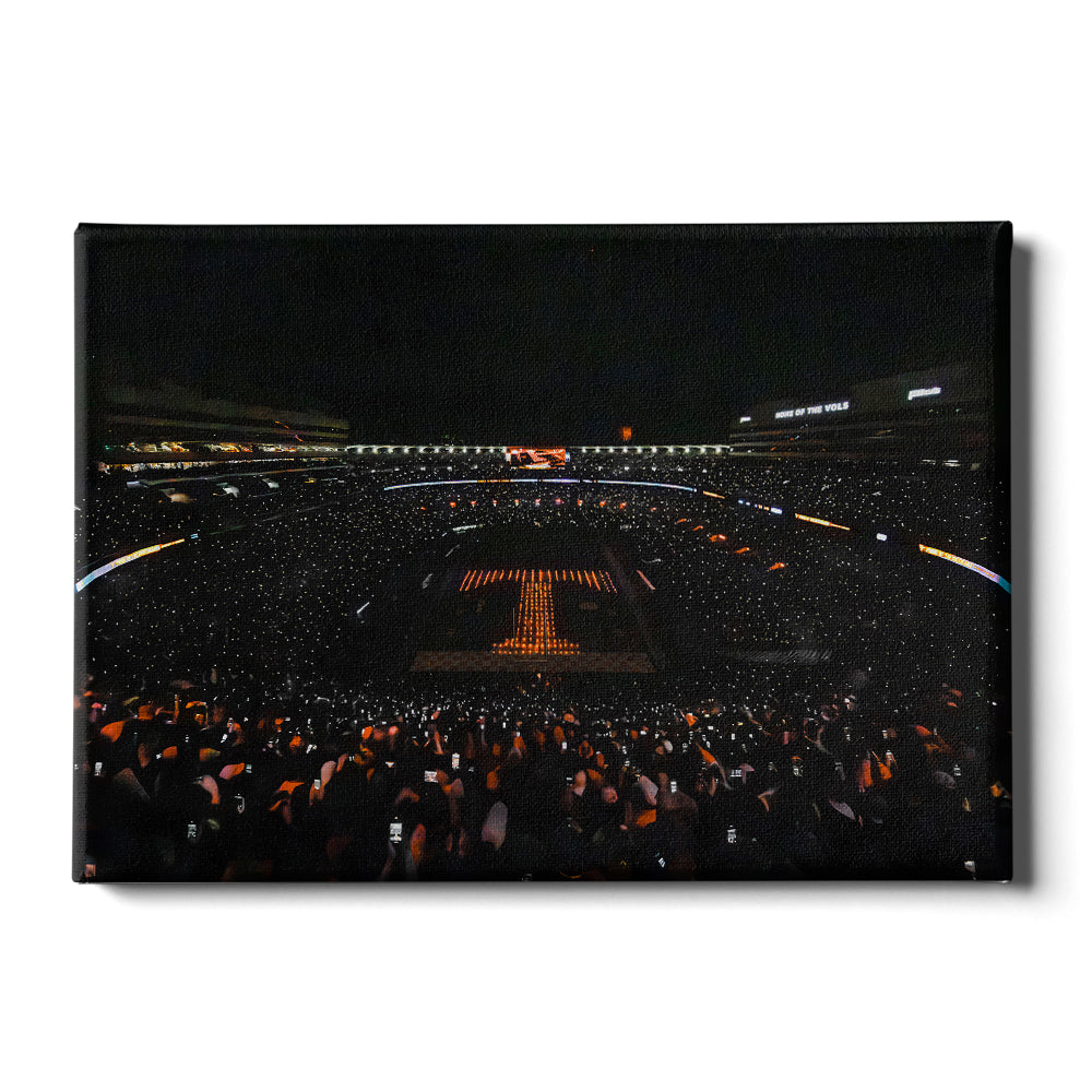 Tennessee Volunteers - The Power T - Vol Wall Art #Canvas