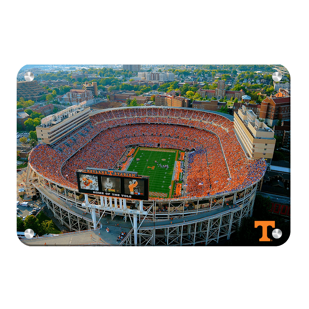 Tennessee Volunteers - Aerial Neyland Stadium - College Wall Art #Canvas