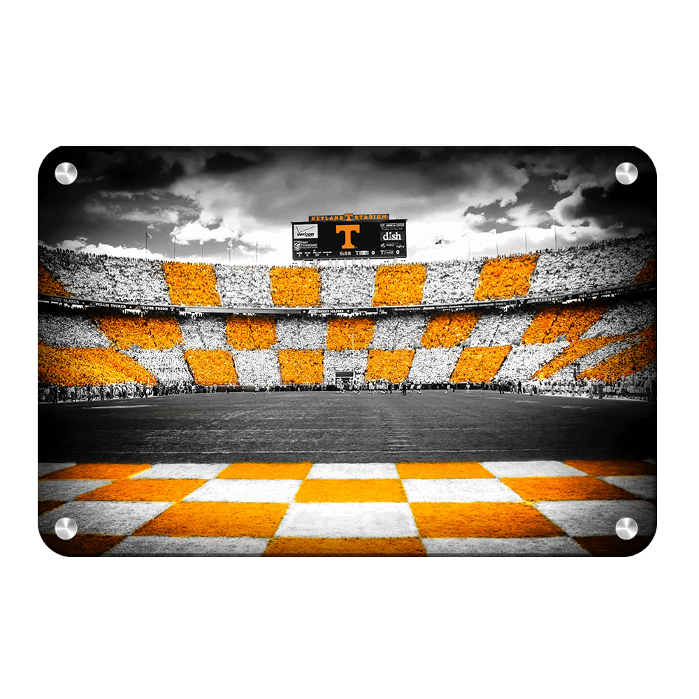 Tennessee Volunteers - Checkerboard Neyland - College Wall Art #Canvas