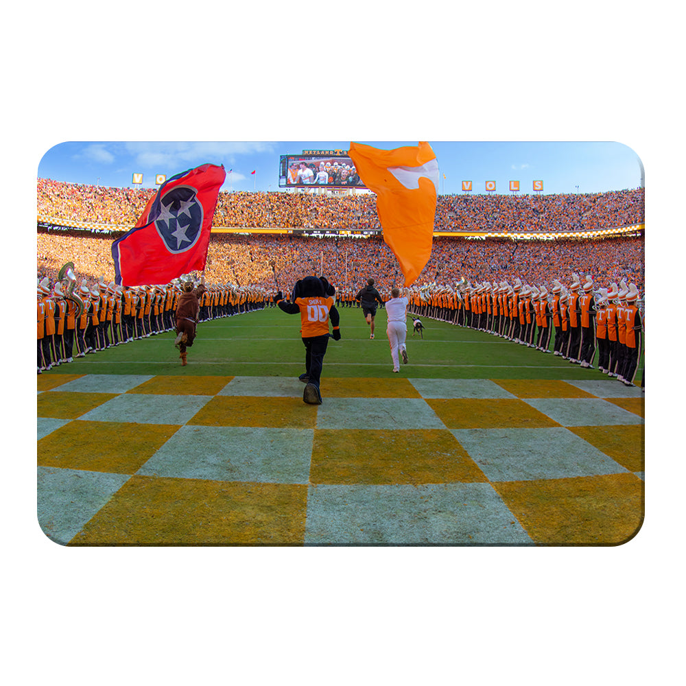 Tennessee Volunteers - Vols Running into Neyland Stadium - College Wall Art #Canvas