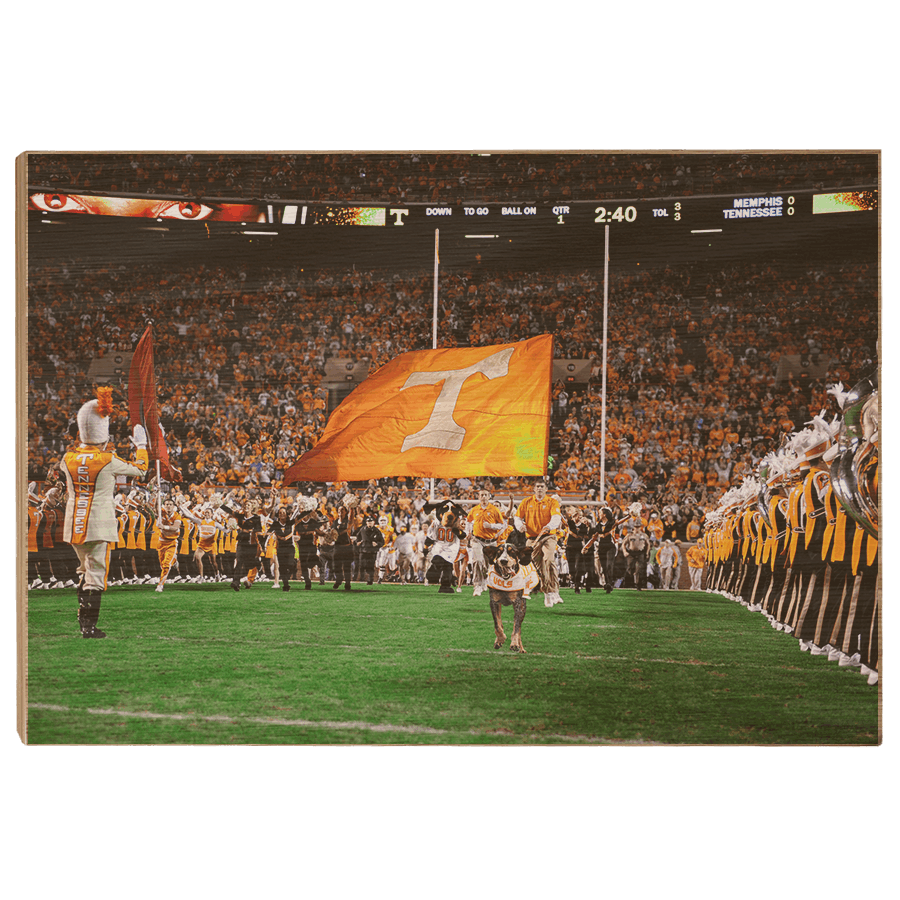 Tennessee Volunteers - Eyes on Tennessee - College Wall Art #Canvas
