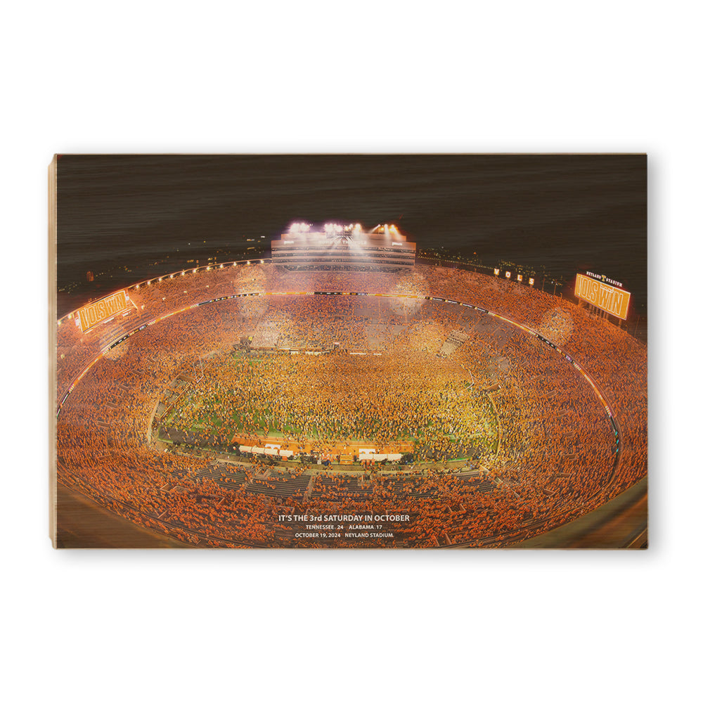 Tennessee Volunteers - It's the 3rd Saturday in October 2024 and the Goal Posts are Coming Down - Vol Wall Art #Canvas