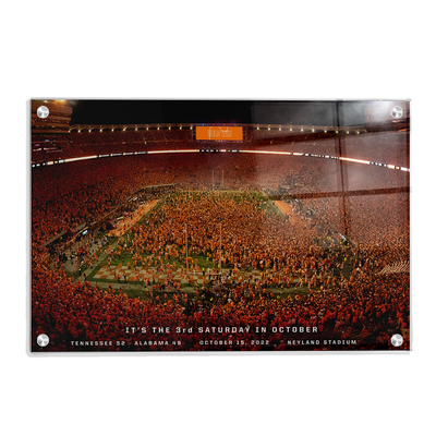 Tennessee Volunteers - It's the Third Saturday in October - College Wall Art #Acrylic