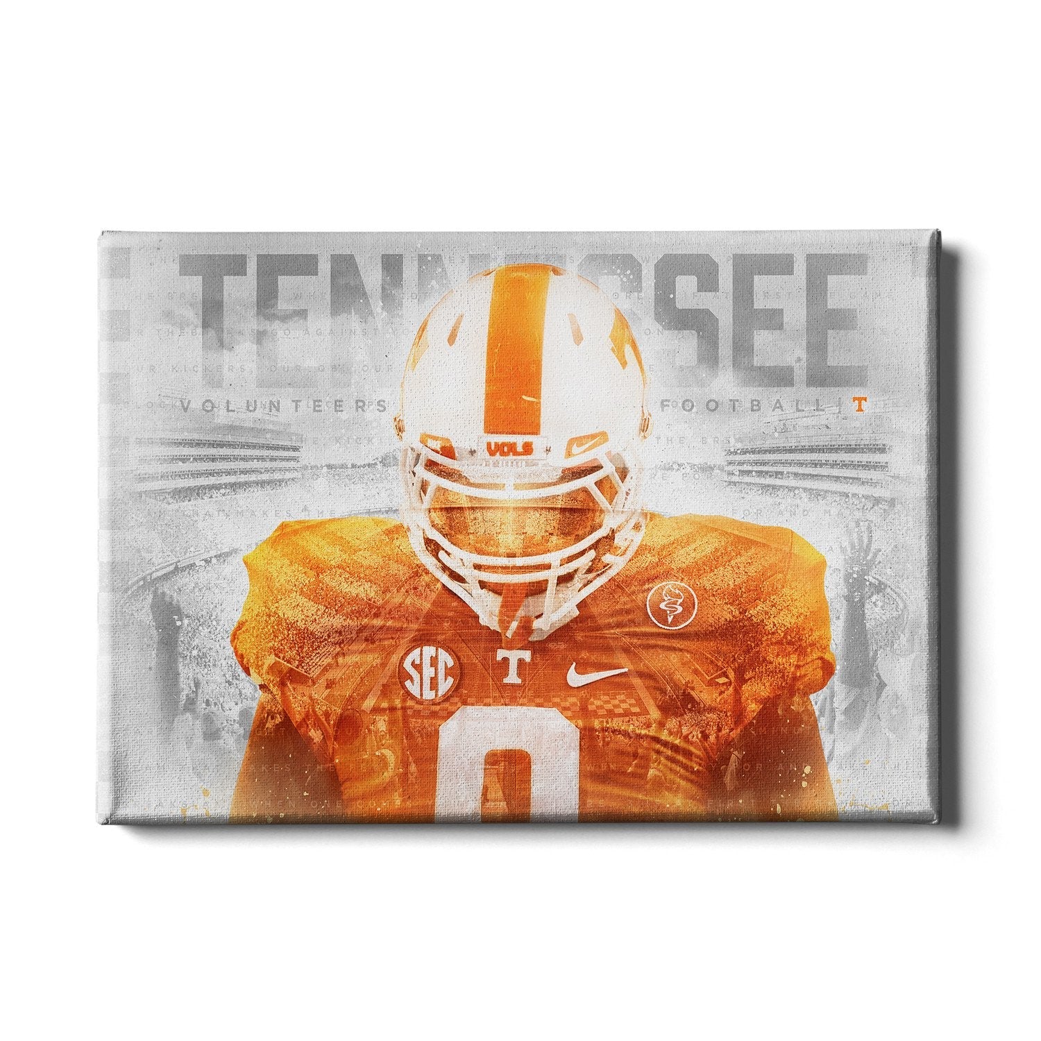 Tennessee Volunteers - Checker Vol - College Wall Art #Canvas