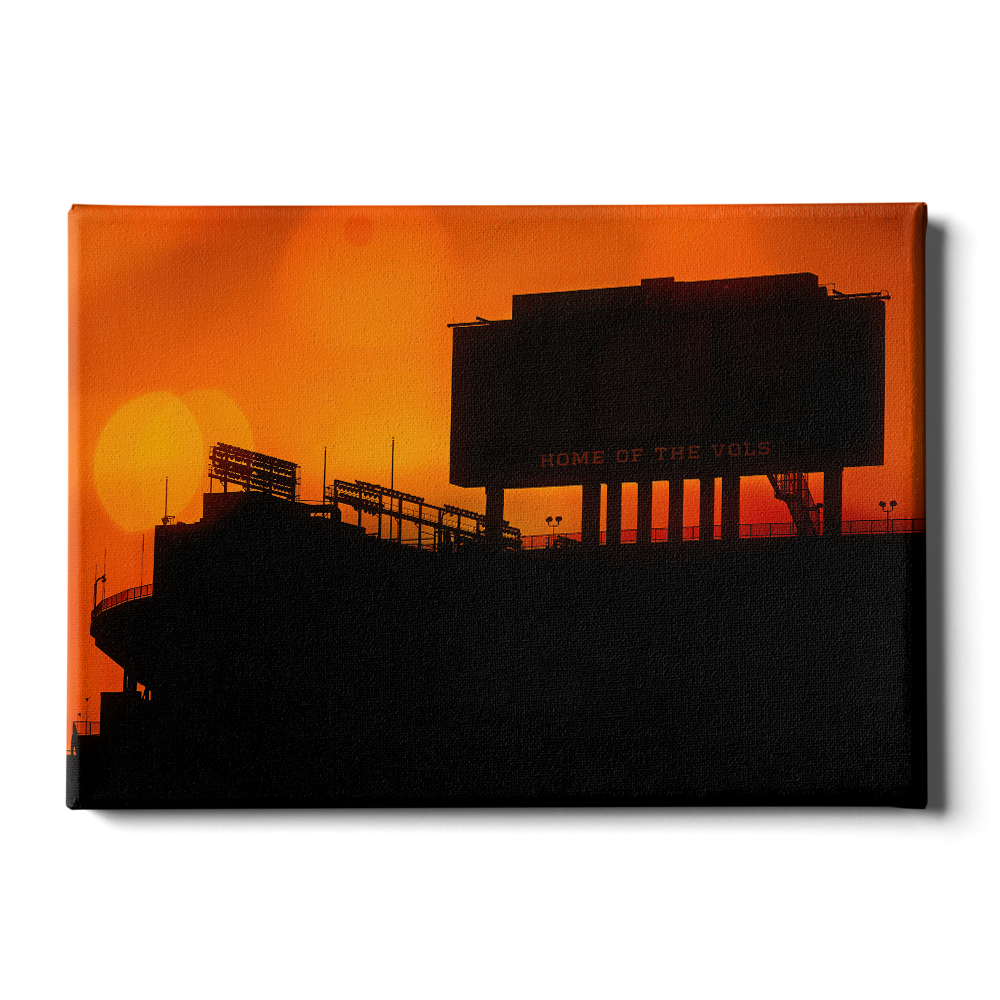 Tennessee Volunteers - Home of the Vols - College Wall Art #Canvas