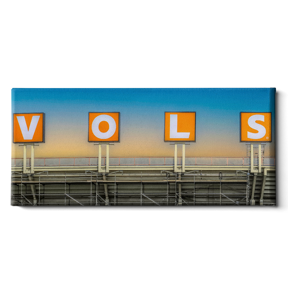Tennessee Volunteers - V-O-L-S - College Wall Art #Canvas