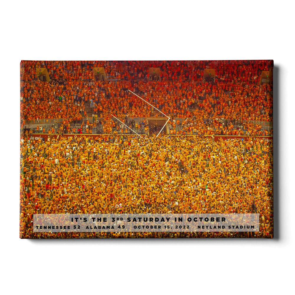 Tennessee Volunteers - Goal Post is Coming Down - College Wall Art #Canvas