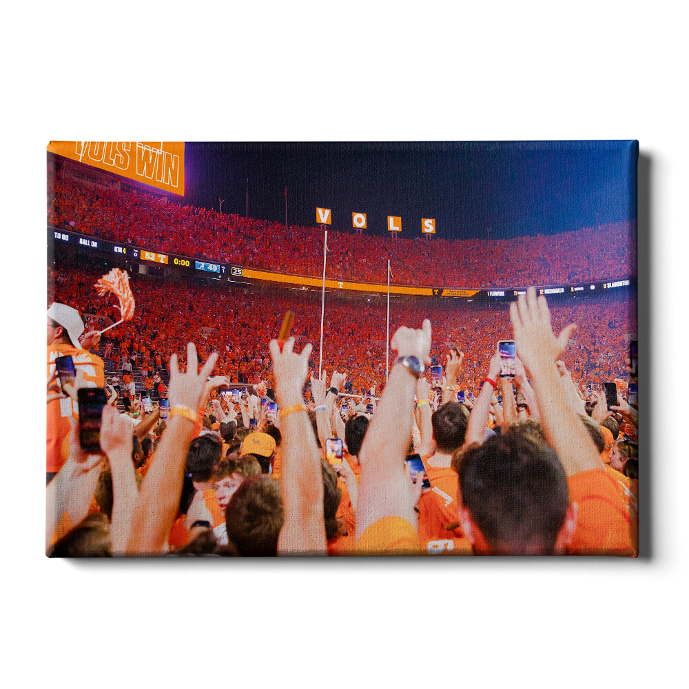 Tennessee Volunteers - Vols Celebrate - College Wall Art #Canvas