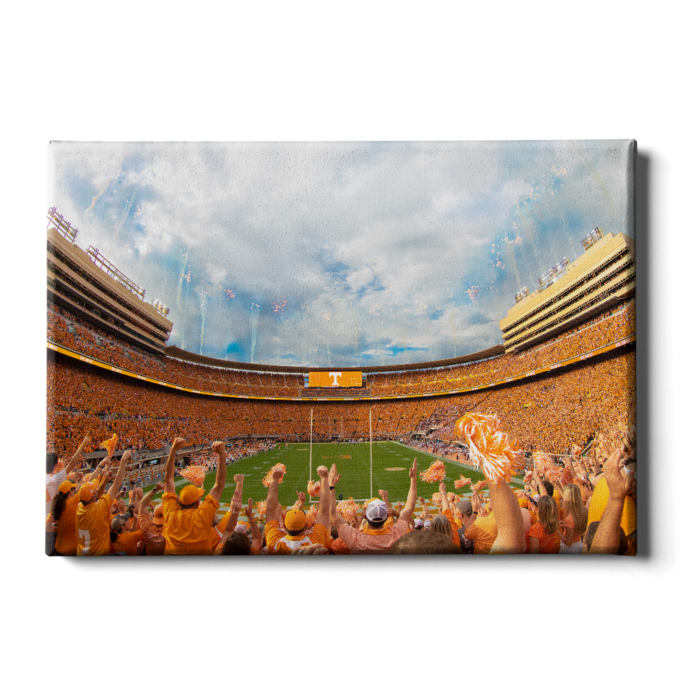 Tennessee Volunteers - Give Him Six End Zone - College Wall Art #Canvas