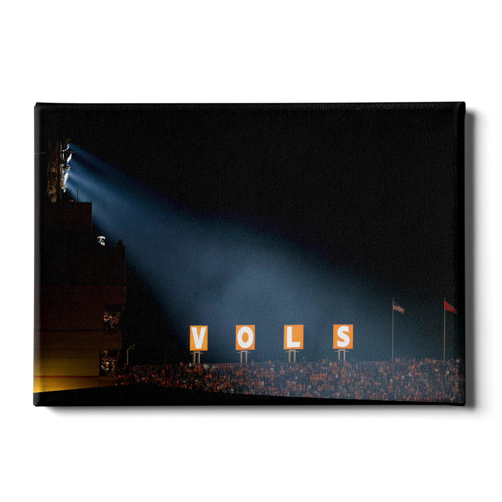Tennessee Volunteers - VOLS Under the Lights - College Wall Art #Canvas
