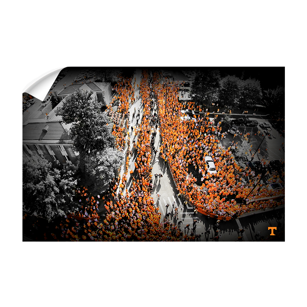 Tennessee Volunteers - Vol Walk - College Wall Art #Canvas