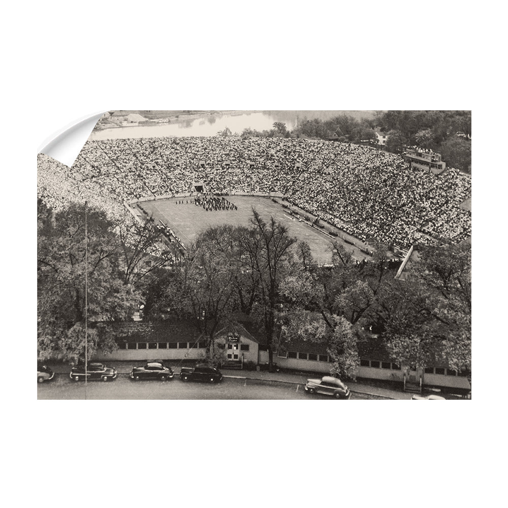 Tennessee Volunteers - Neyland Stadium 1950's - College Wall Art #Canvas