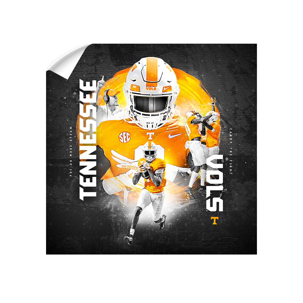 Tennessee Volunteers - Go Big Orange - College Wall Art #Canvas