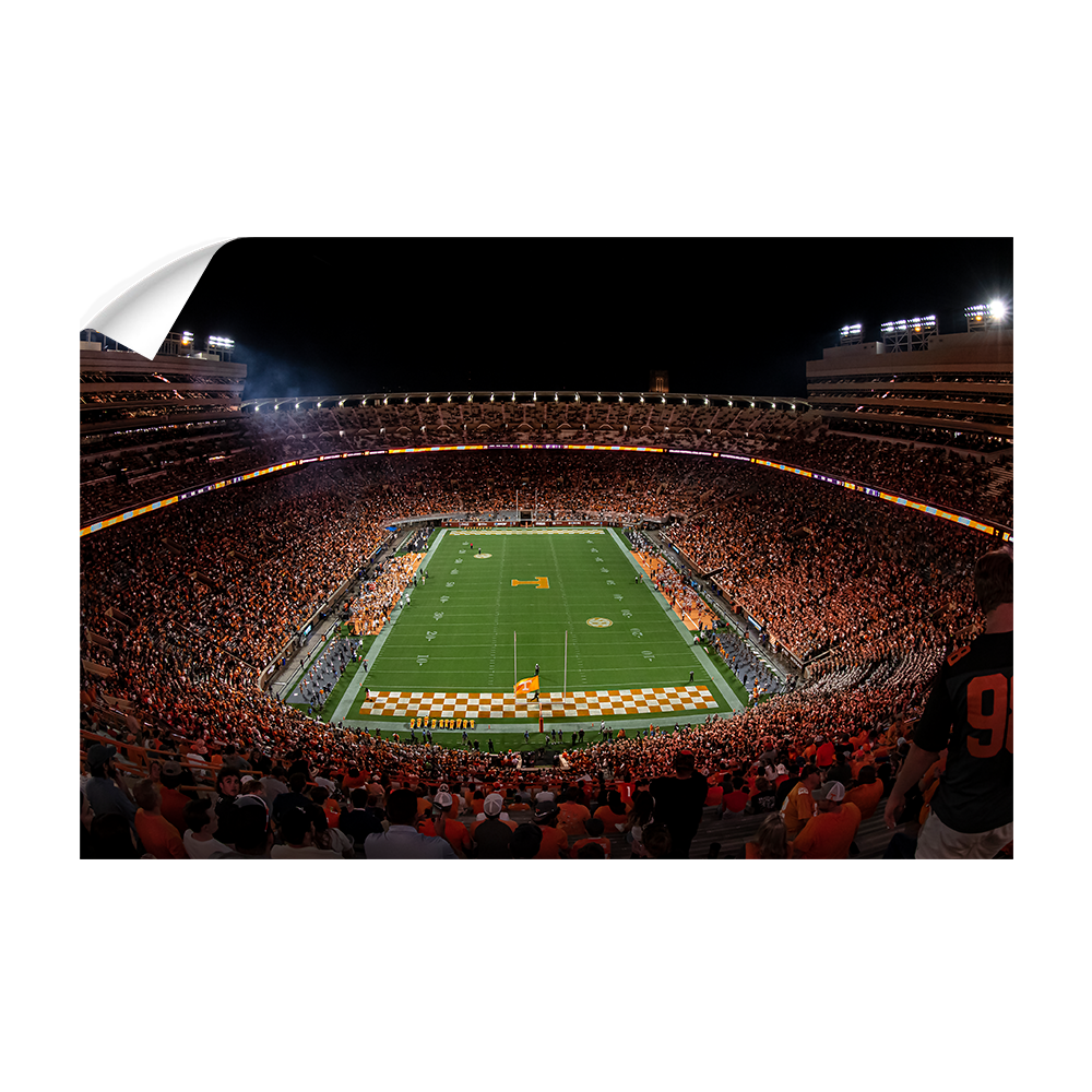 Tennessee Volunteers - Touchdown Tennessee - College Wall Art #Canvas