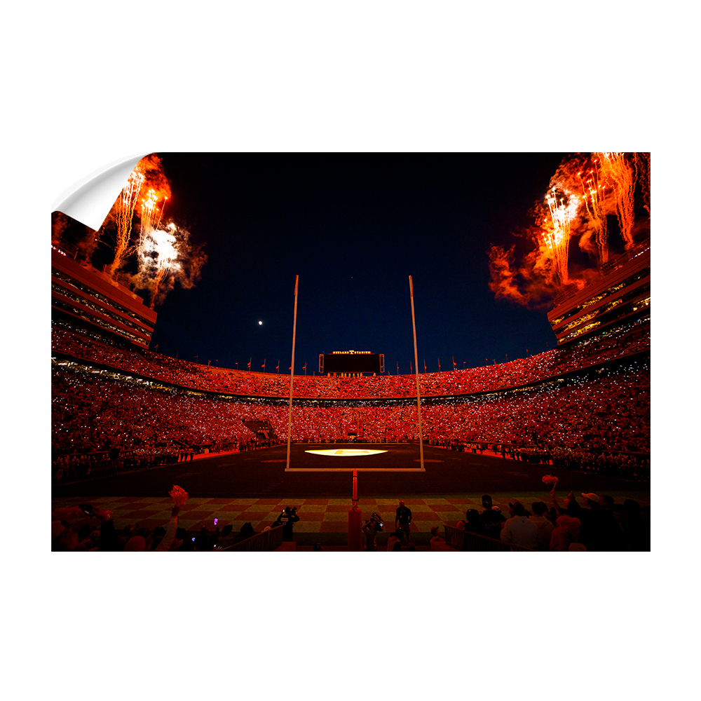 Tennessee Volunteers - Spot Light On Light Up Tennessee - College Wall Art #Canvas