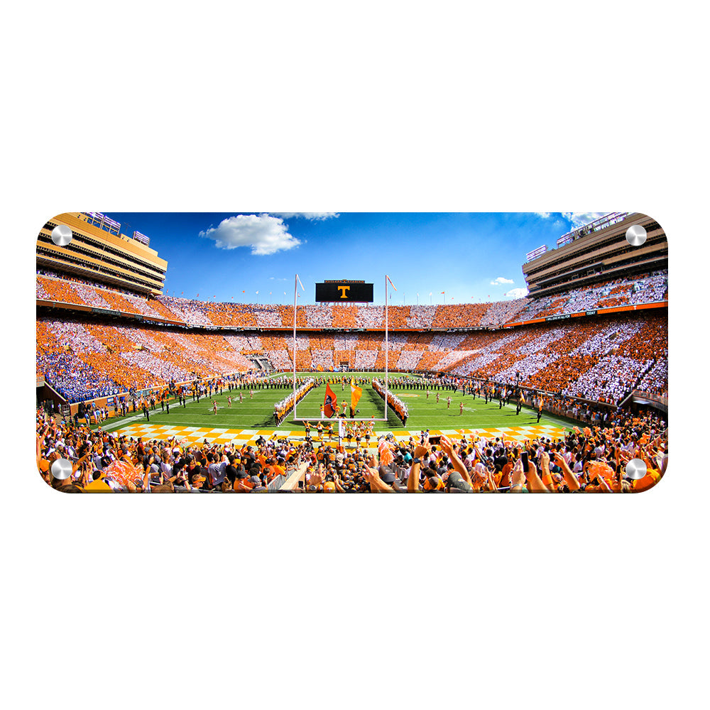 Tennessee Volunteers - Neyland Checkerboard Pano - College Wall Art #Canvas