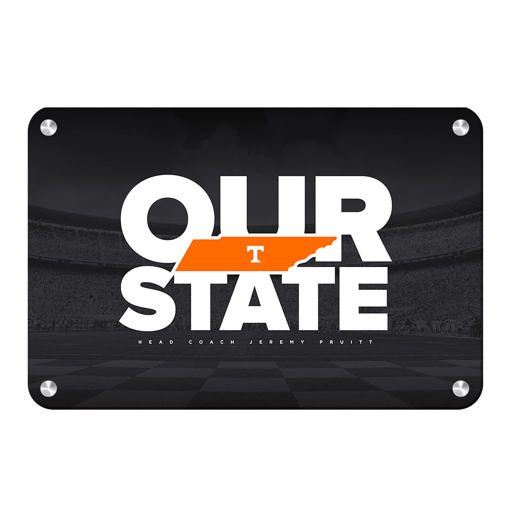 Tennessee Volunteers - Our State - College Wall Art #Canvas