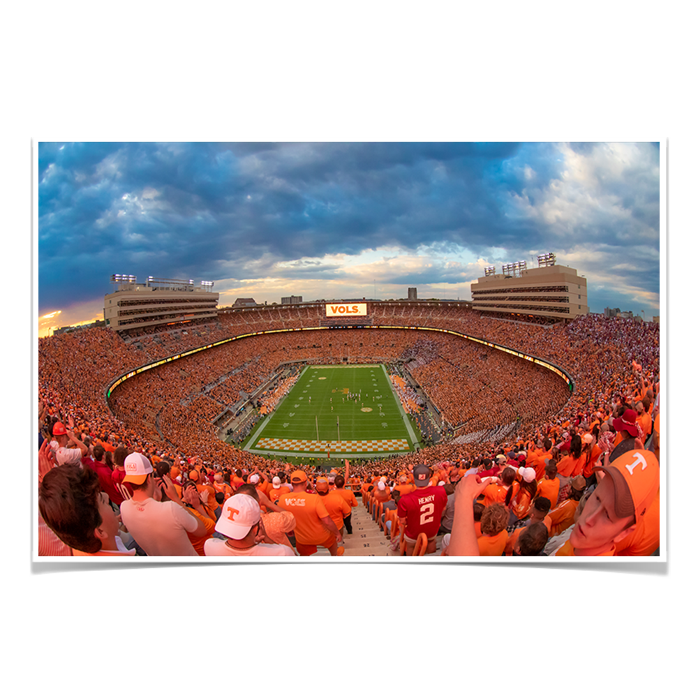 Tennessee Volunteers - Neyland Stadium Orange Out - College Wall Art #Canvas