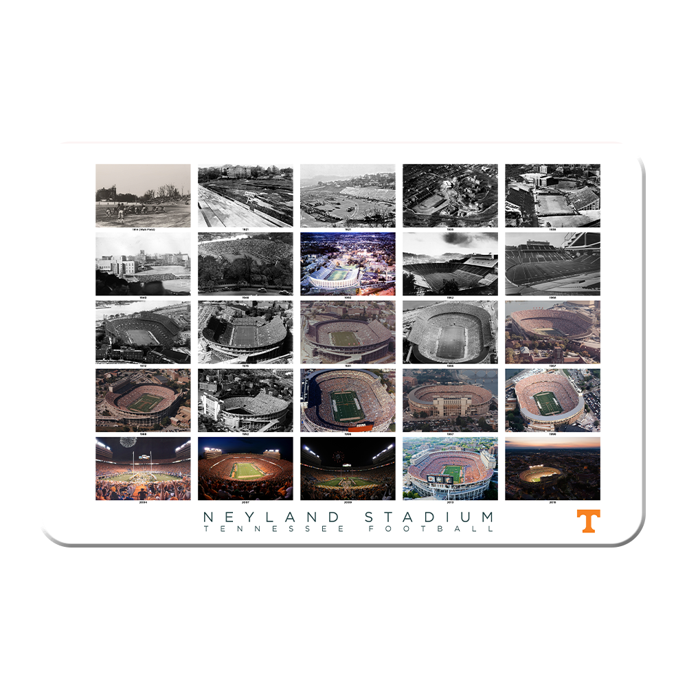 Tennessee Volunteers - History of Neyland Stadium - College Wall Art #Canvas