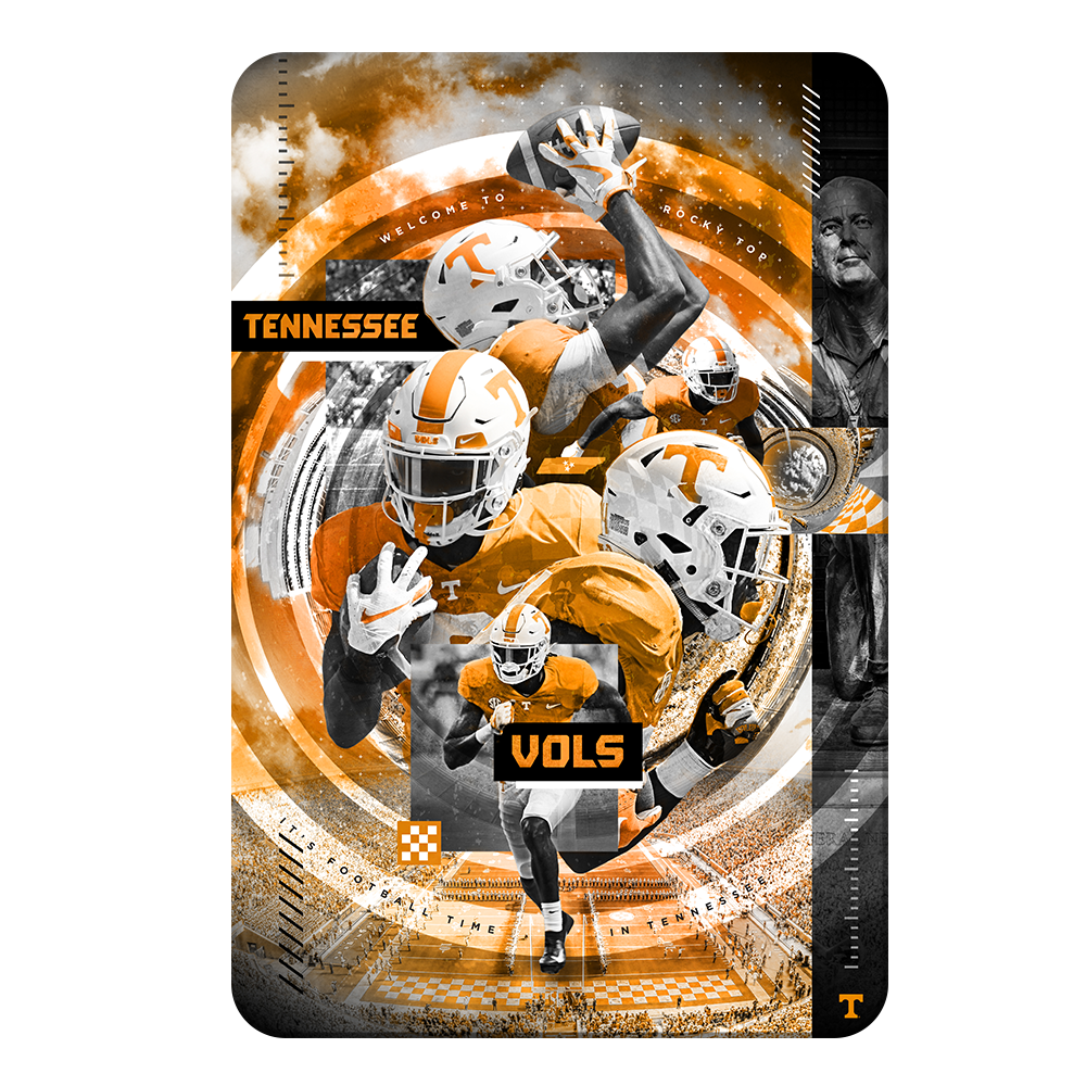 Tennessee Volunteers - Football Time - College Wall Art #Canvas