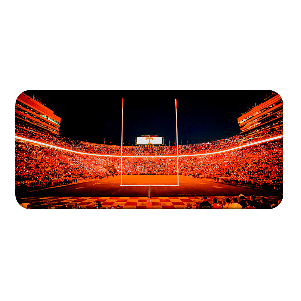 Tennessee Volunteers - Light Up Neyland Panoramic - College Wall Art #Canvas