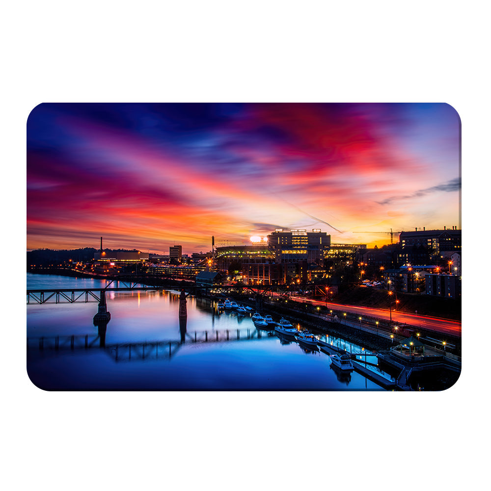 Tennessee Volunteers - Tennessee River Sunset - College Wall Art #Canvas