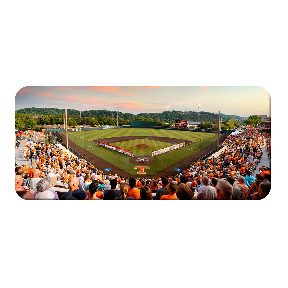 Tennessee Volunteers - Baseball Time in Tennessee Panoramic - College Wall Art #Canvas