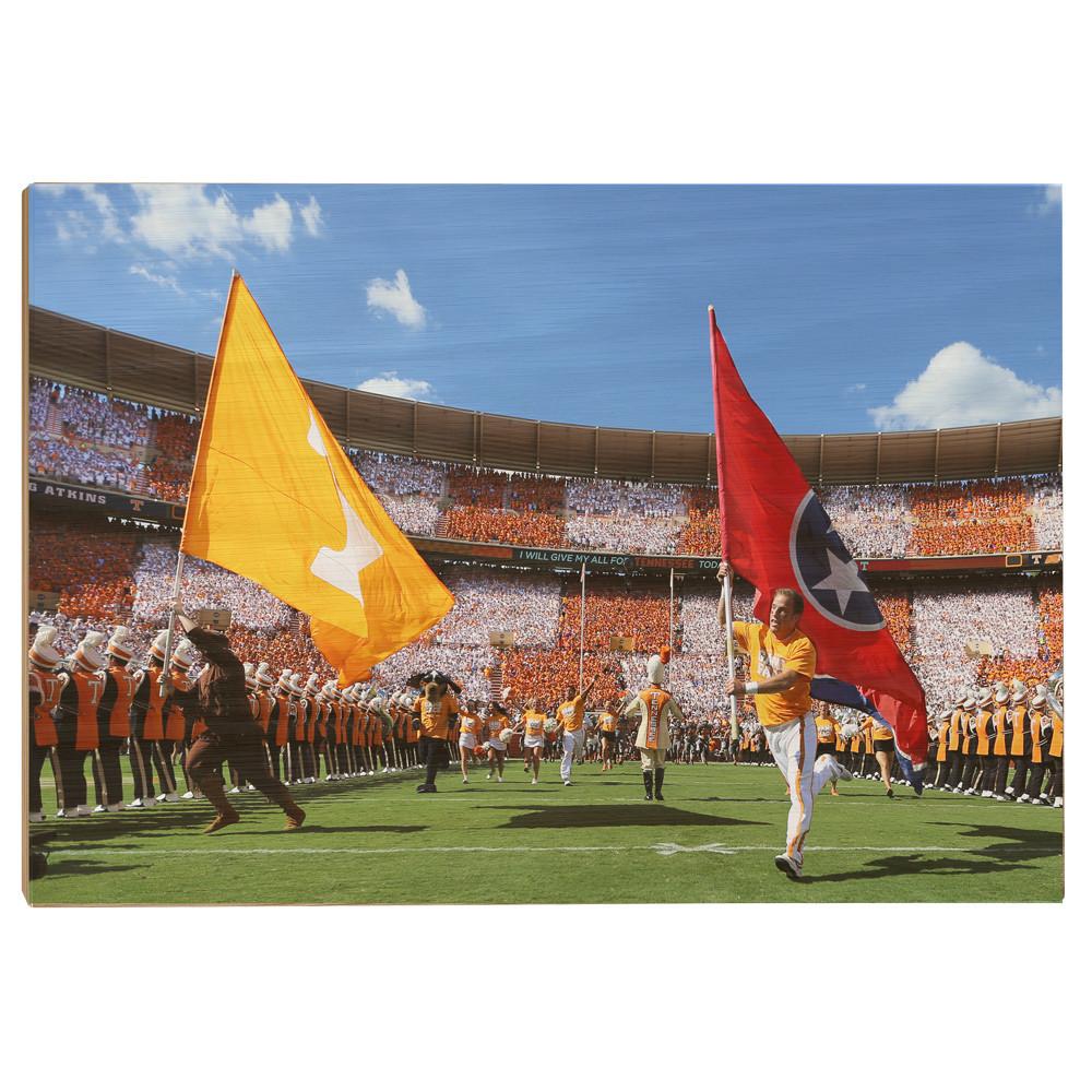 Tennessee Volunteers - Tennessee Checkerboard Neyland - College Wall Art #Canvas