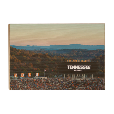 Tennessee Volunteers - Tennessee Football on an Autumn Day - College Wall Art #Wood