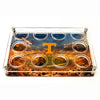 Tennessee Volunteers - Vols Beat the Gators Checkerboard Acrylic Shot Glass Tray