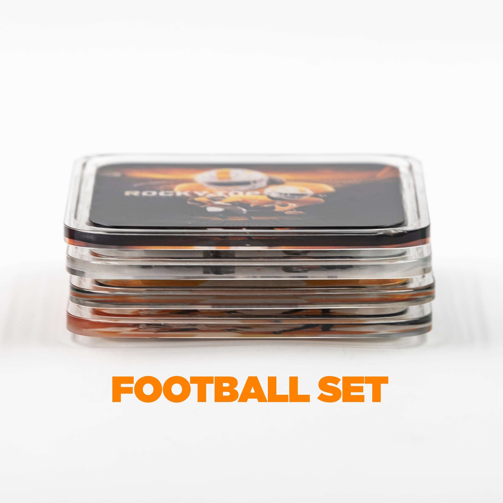Tennessee Volunteers - Football Collection Set of 4 Drink Coasters