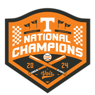 Tennessee Volunteers - Tennessee Baseball NCAA National Champions Shield Dimensional Wall Art