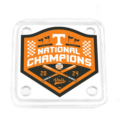 Tennessee Volunteers - Tennessee Baseball NCAA National Champions Shield Drink Coaster