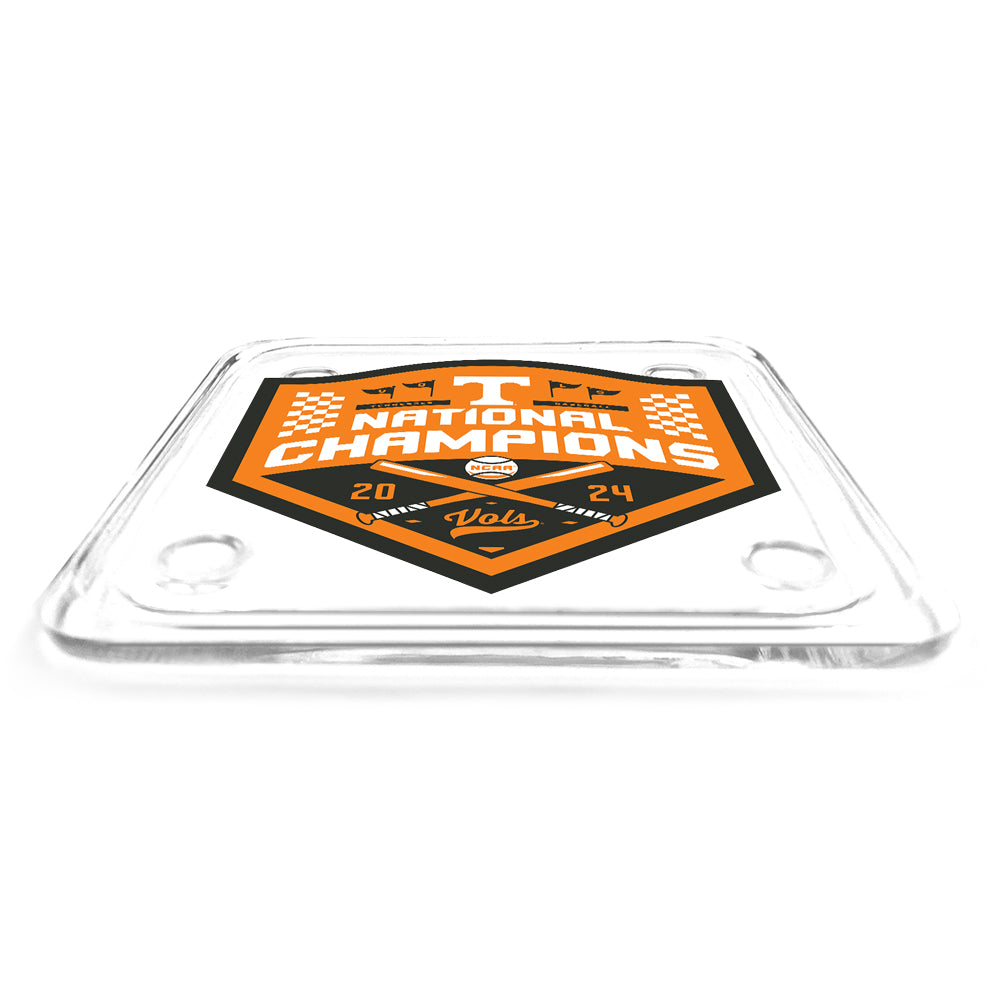 Tennessee Volunteers - Tennessee Baseball NCAA National Champions Shield Drink Coaster