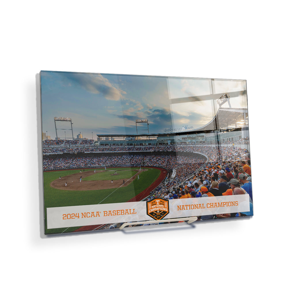 Tennessee Volunteers - 2024 NCAA Baseball National Champions - College Wall Art #Canvas