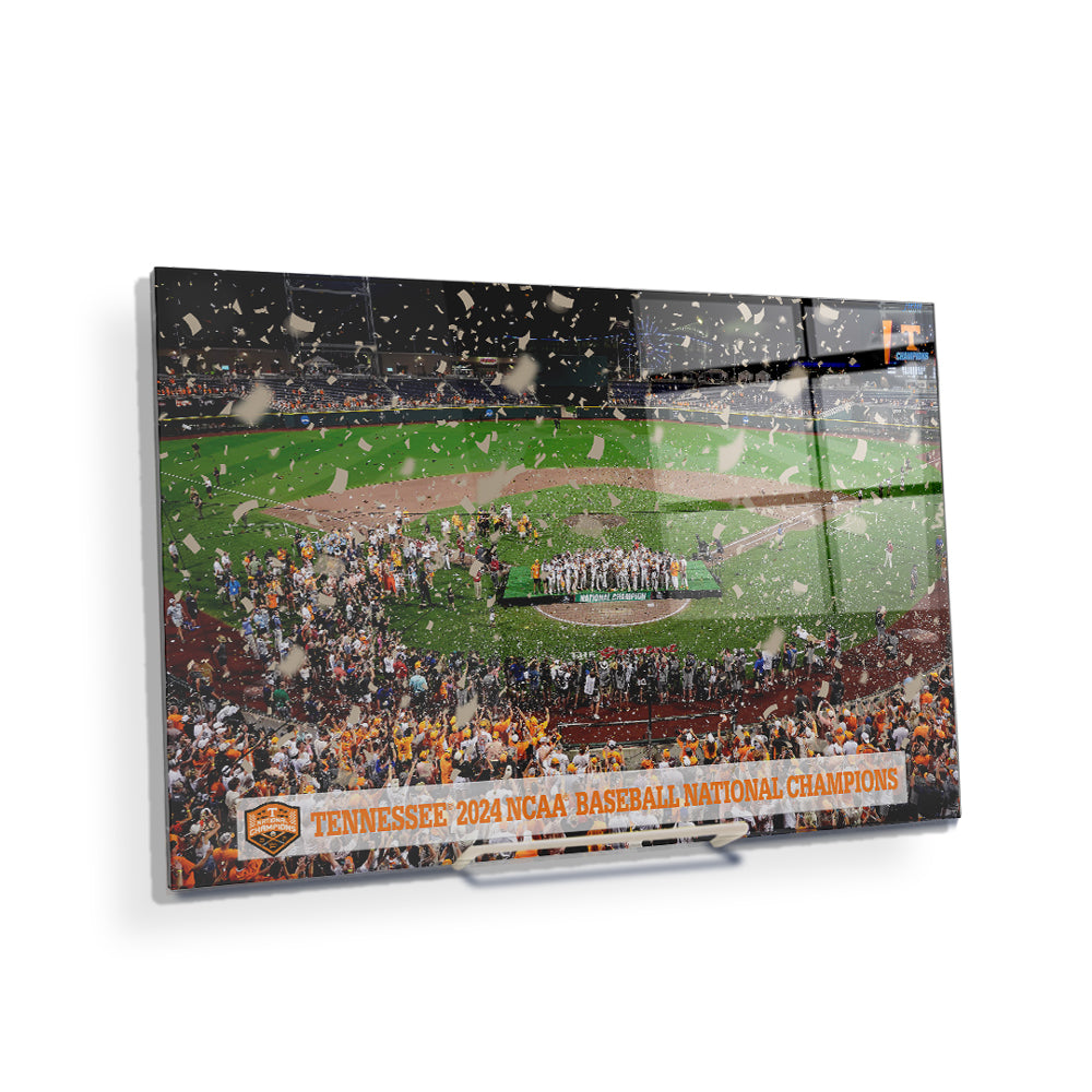 Tennessee Volunteers - Tennessee 2024 NCAA Baseball National Champions - Vol Wall Art #Canvas