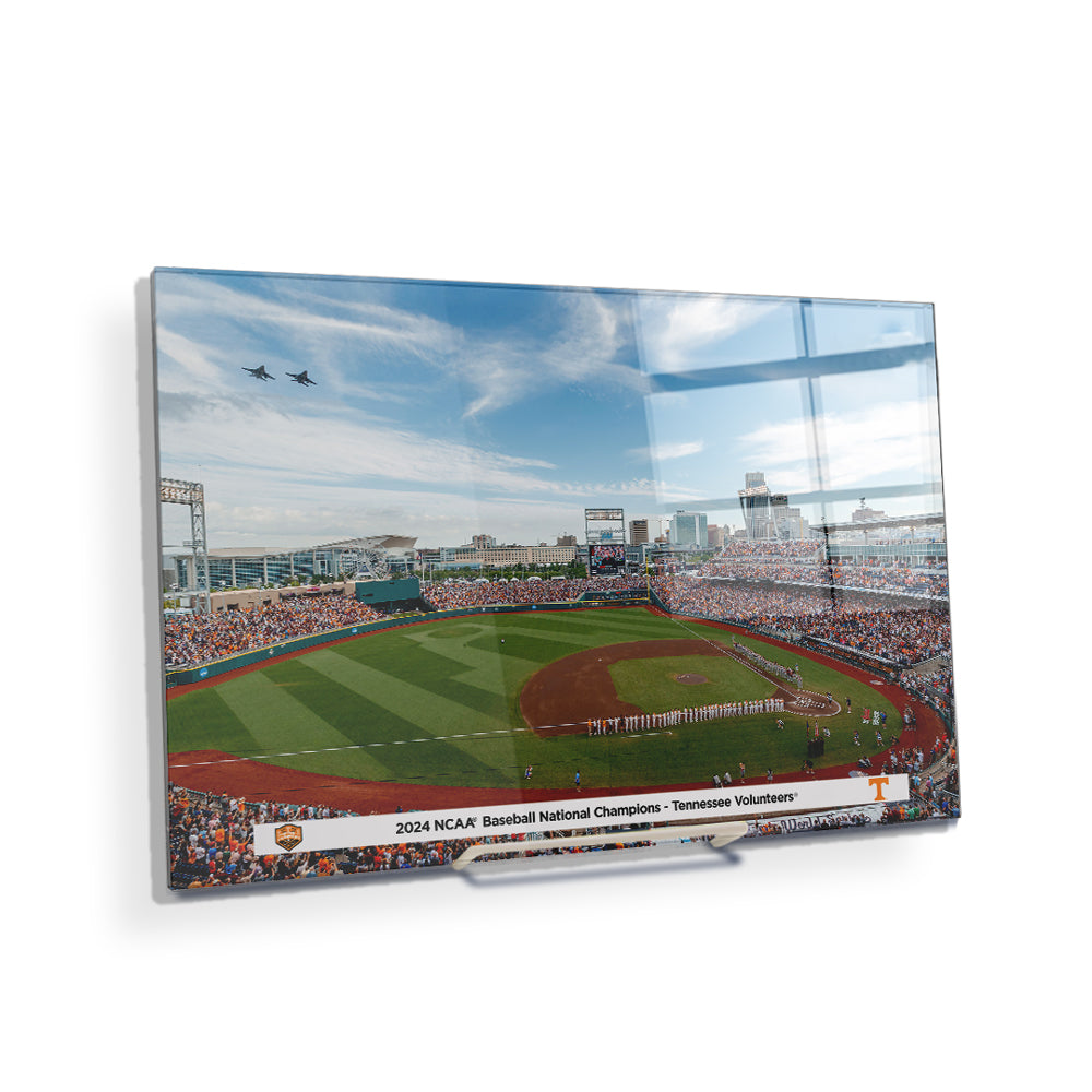 Tennessee Volunteers - 2024 NCAA Baseball National Champions Fly Over - College Wall Art #Canvas