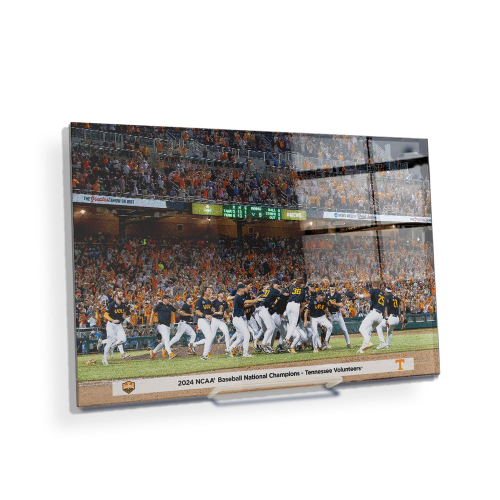 Tennessee Volunteers - 2024 NCAA Baseball National Champions Victory - Vol Wall Art #Canvas