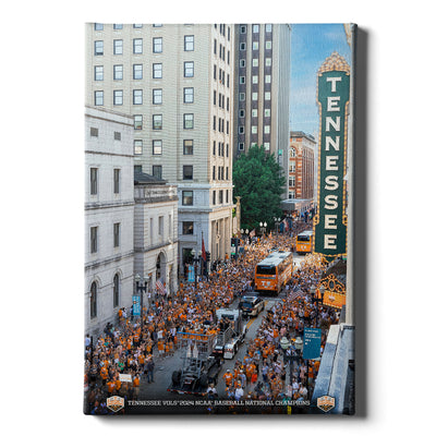 Tennessee Volunteers - Aerial Parade Celebration - Vol Wall Art #Canvas