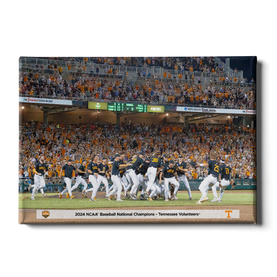 Tennessee Volunteers - 2024 NCAA Baseball National Champions Victory - Vol Wall Art #Canvas