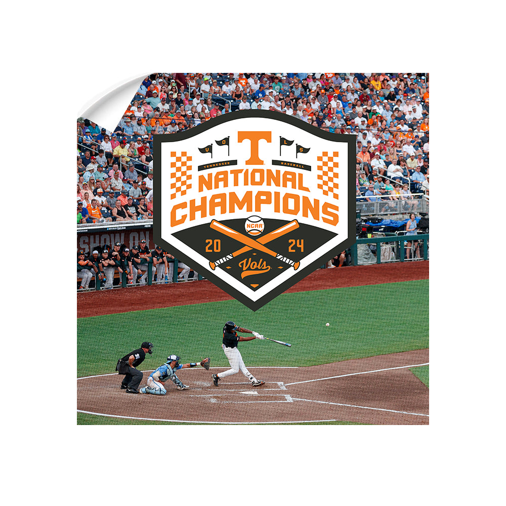 Tennessee Volunteers - It's Out of Here NCAA Baseball National Champions - Vol Wall Art #Canvas