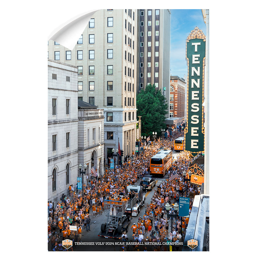 Tennessee Volunteers - Aerial Parade Celebration - Vol Wall Art #Canvas