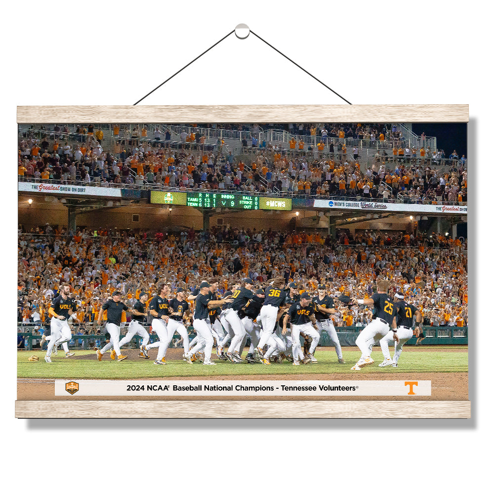 Tennessee Volunteers - 2024 NCAA Baseball National Champions Victory - Vol Wall Art #Canvas