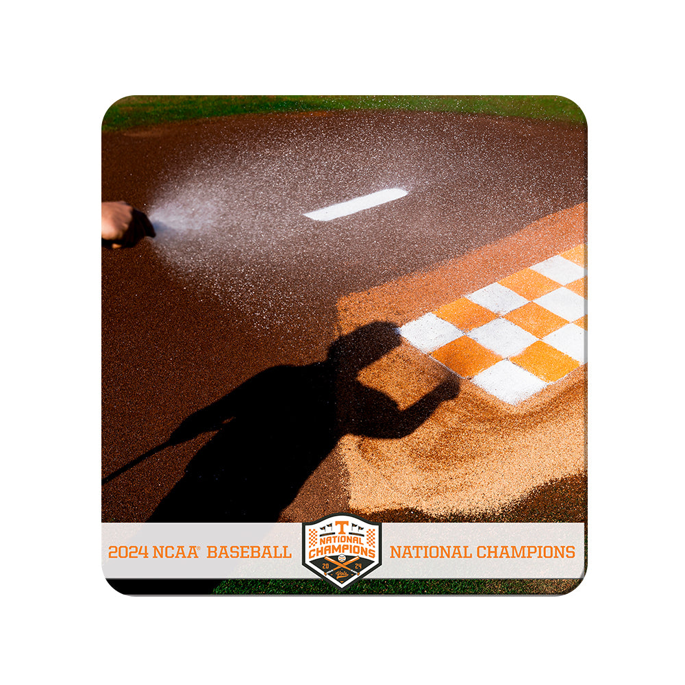 Tennessee Volunteers - Checkered Pitching Mound NCAA Baseball National Champions - Vol Wall Art #Canvas