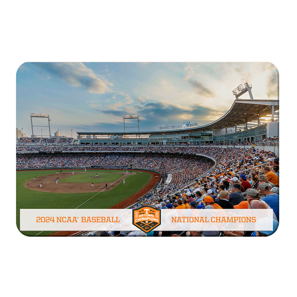 Tennessee Volunteers - 2024 NCAA Baseball National Champions - College Wall Art #Canvas