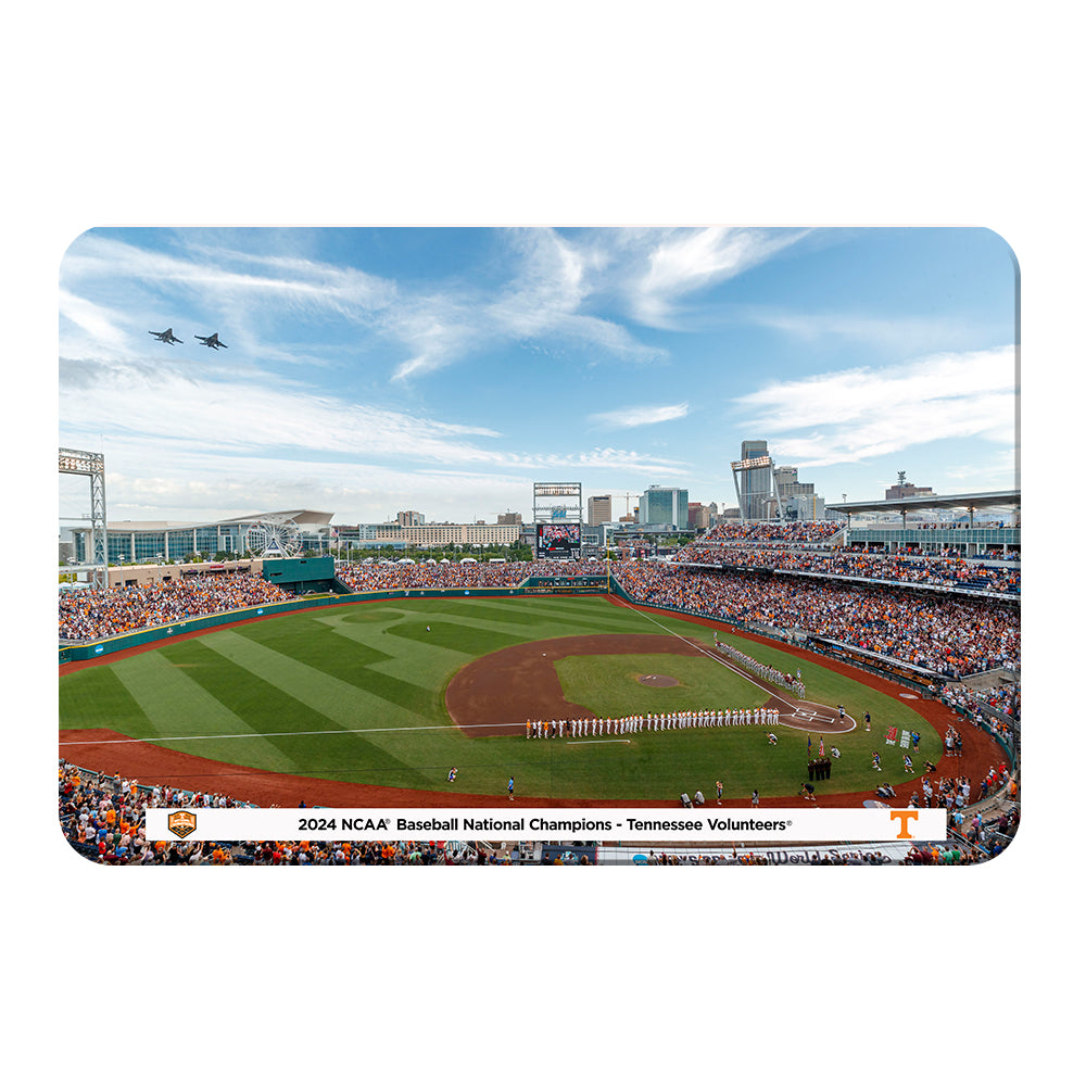 Tennessee Volunteers - 2024 NCAA Baseball National Champions Fly Over - College Wall Art #Canvas