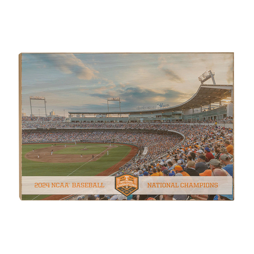 Tennessee Volunteers - 2024 NCAA Baseball National Champions - College Wall Art #Canvas