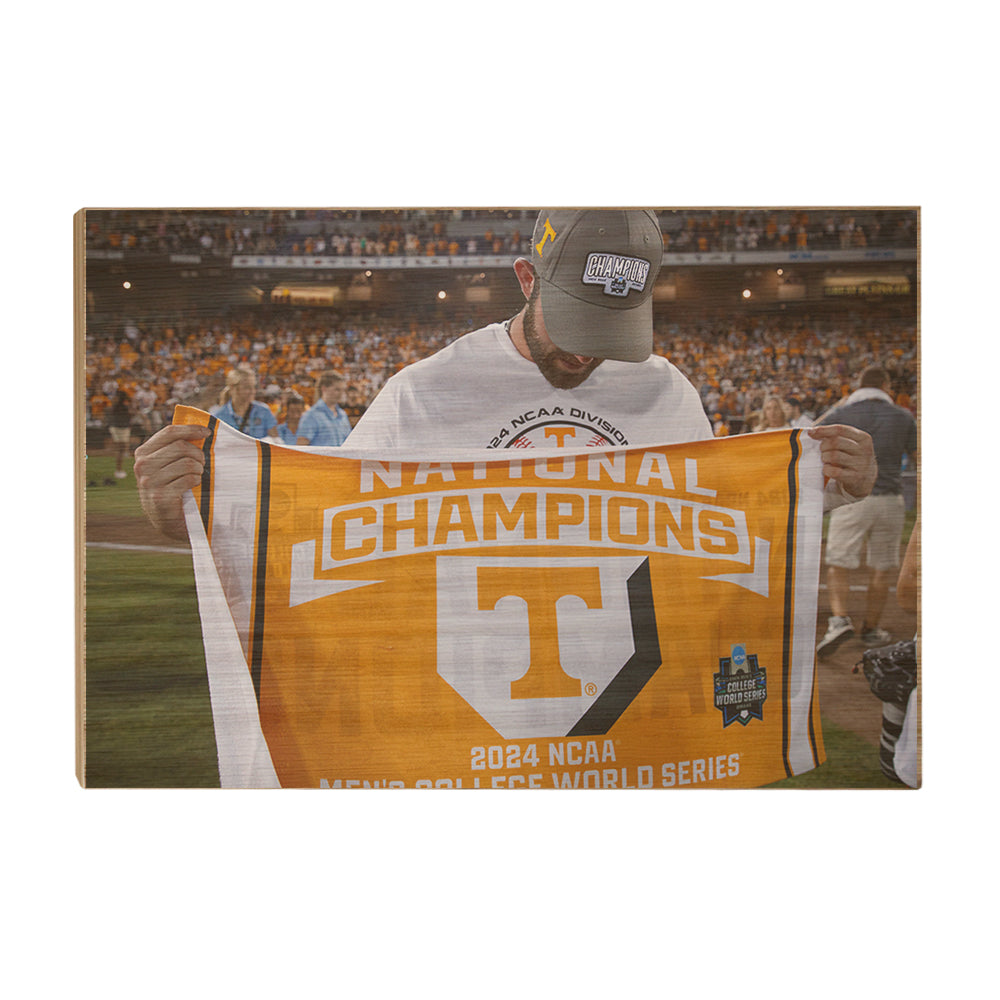 Tennessee Volunteers - Coach V National Champions - College Wall Art #Canvas